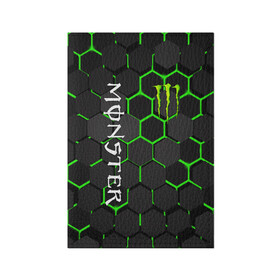 Обложка для паспорта матовая кожа с принтом MONSTER ENERGY в Курске, натуральная матовая кожа | размер 19,3 х 13,7 см; прозрачные пластиковые крепления | black monster | bmx | claw | cybersport | energy | monster | monster energy | moto | motocross | race | sport | киберспорт | когти | монстер энерджи | монстр | мото | мотокросс | ралли | скейтбординг | спорт | т | энергия