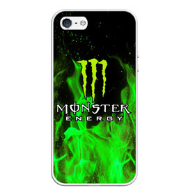 Чехол для iPhone 5/5S матовый с принтом MONSTER ENERGY в Курске, Силикон | Область печати: задняя сторона чехла, без боковых панелей | black monster | bmx | claw | cybersport | energy | monster | monster energy | moto | motocross | race | sport | киберспорт | когти | монстер энерджи | монстр | мото | мотокросс | ралли | скейтбординг | спорт | т | энергия