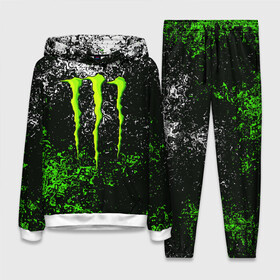 Женский костюм 3D (с толстовкой) с принтом MONSTER ENERGY в Курске,  |  | black monster | bmx | claw | cybersport | energy | monster | monster energy | moto | motocross | race | sport | киберспорт | когти | монстер энерджи | монстр | мото | мотокросс | ралли | скейтбординг | спорт | т | энергия