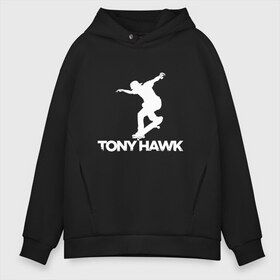 Мужское худи Oversize хлопок с принтом Tony Hawks Pro Skater (Z) в Курске, френч-терри — 70% хлопок, 30% полиэстер. Мягкий теплый начес внутри —100% хлопок | боковые карманы, эластичные манжеты и нижняя кромка, капюшон на магнитной кнопке | extrime | pro skater | tony hawk | tony hawks pro skater | про скейтер | скейт | скейтер | скейтеры | тони хавк | экстрим