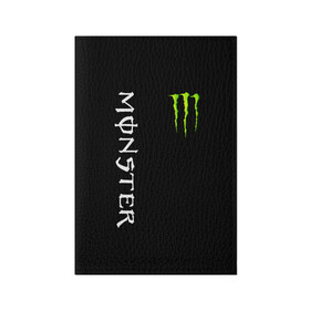 Обложка для паспорта матовая кожа с принтом MONSTER ENERGY в Курске, натуральная матовая кожа | размер 19,3 х 13,7 см; прозрачные пластиковые крепления | black monster | bmx | claw | cybersport | energy | monster | monster energy | moto | motocross | race | sport | киберспорт | когти | монстер энерджи | монстр | мото | мотокросс | ралли | скейтбординг | спорт | т | энергия