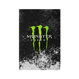 Обложка для паспорта матовая кожа с принтом MONSTER ENERGY в Курске, натуральная матовая кожа | размер 19,3 х 13,7 см; прозрачные пластиковые крепления | black monster | bmx | claw | cybersport | energy | monster | monster energy | moto | motocross | race | sport | киберспорт | когти | монстер энерджи | монстр | мото | мотокросс | ралли | скейтбординг | спорт | т | энергия