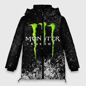 Женская зимняя куртка 3D с принтом MONSTER ENERGY в Курске, верх — 100% полиэстер; подкладка — 100% полиэстер; утеплитель — 100% полиэстер | длина ниже бедра, силуэт Оверсайз. Есть воротник-стойка, отстегивающийся капюшон и ветрозащитная планка. 

Боковые карманы с листочкой на кнопках и внутренний карман на молнии | black monster | bmx | claw | cybersport | energy | monster | monster energy | moto | motocross | race | sport | киберспорт | когти | монстер энерджи | монстр | мото | мотокросс | ралли | скейтбординг | спорт | т | энергия