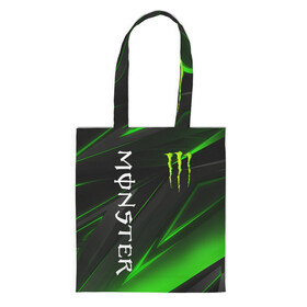 Шоппер 3D с принтом MONSTER ENERGY в Курске, 100% полиэстер | Плотность: 200 г/м2; Размер: 34×35 см; Высота лямок: 30 см | black monster | bmx | claw | cybersport | energy | monster | monster energy | moto | motocross | race | sport | киберспорт | когти | монстер энерджи | монстр | мото | мотокросс | ралли | скейтбординг | спорт | т | энергия