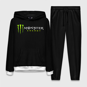 Женский костюм 3D (с толстовкой) с принтом MONSTER ENERGY в Курске,  |  | black monster | bmx | claw | cybersport | energy | monster | monster energy | moto | motocross | race | sport | киберспорт | когти | монстер энерджи | монстр | мото | мотокросс | ралли | скейтбординг | спорт | т | энергия