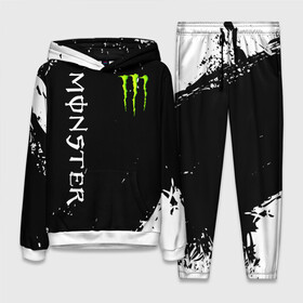 Женский костюм 3D (с толстовкой) с принтом MONSTER ENERGY в Курске,  |  | black monster | bmx | claw | cybersport | energy | monster | monster energy | moto | motocross | race | sport | киберспорт | когти | монстер энерджи | монстр | мото | мотокросс | ралли | скейтбординг | спорт | т | энергия