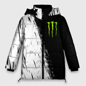 Женская зимняя куртка 3D с принтом MONSTER ENERGY в Курске, верх — 100% полиэстер; подкладка — 100% полиэстер; утеплитель — 100% полиэстер | длина ниже бедра, силуэт Оверсайз. Есть воротник-стойка, отстегивающийся капюшон и ветрозащитная планка. 

Боковые карманы с листочкой на кнопках и внутренний карман на молнии | black monster | bmx | claw | cybersport | energy | monster | monster energy | moto | motocross | race | sport | киберспорт | когти | монстер энерджи | монстр | мото | мотокросс | ралли | скейтбординг | спорт | т | энергия