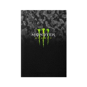 Обложка для паспорта матовая кожа с принтом MONSTER ENERGY в Курске, натуральная матовая кожа | размер 19,3 х 13,7 см; прозрачные пластиковые крепления | black monster | bmx | claw | cybersport | energy | monster | monster energy | moto | motocross | race | sport | киберспорт | когти | монстер энерджи | монстр | мото | мотокросс | ралли | скейтбординг | спорт | т | энергия