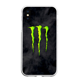 Чехол для iPhone XS Max матовый с принтом MONSTER ENERGY в Курске, Силикон | Область печати: задняя сторона чехла, без боковых панелей | black monster | bmx | claw | cybersport | energy | monster | monster energy | moto | motocross | race | sport | киберспорт | когти | монстер энерджи | монстр | мото | мотокросс | ралли | скейтбординг | спорт | т | энергия