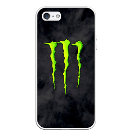 Чехол для iPhone 5/5S матовый с принтом MONSTER ENERGY в Курске, Силикон | Область печати: задняя сторона чехла, без боковых панелей | black monster | bmx | claw | cybersport | energy | monster | monster energy | moto | motocross | race | sport | киберспорт | когти | монстер энерджи | монстр | мото | мотокросс | ралли | скейтбординг | спорт | т | энергия