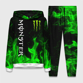 Женский костюм 3D (с толстовкой) с принтом MONSTER ENERGY в Курске,  |  | black monster | bmx | claw | cybersport | energy | monster | monster energy | moto | motocross | race | sport | киберспорт | когти | монстер энерджи | монстр | мото | мотокросс | ралли | скейтбординг | спорт | т | энергия