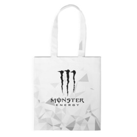 Шоппер 3D с принтом MONSTER ENERGY  в Курске, 100% полиэстер | Плотность: 200 г/м2; Размер: 34×35 см; Высота лямок: 30 см | black monster | bmx | claw | cybersport | energy | monster | monster energy | moto | motocross | race | sport | киберспорт | когти | монстер энерджи | монстр | мото | мотокросс | ралли | скейтбординг | спорт | т | энергия