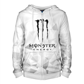 Мужская толстовка 3D на молнии с принтом MONSTER ENERGY в Курске, 100% полиэстер | длина до линии бедра, манжеты и пояс оформлены мягкой тканевой резинкой, двухслойный капюшон со шнурком для регулировки, спереди молния, по бокам два кармана | Тематика изображения на принте: black monster | bmx | claw | cybersport | energy | monster | monster energy | moto | motocross | race | sport | киберспорт | когти | монстер энерджи | монстр | мото | мотокросс | ралли | скейтбординг | спорт | т | энергия