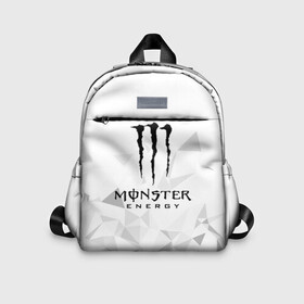 Детский рюкзак 3D с принтом MONSTER ENERGY  в Курске, 100% полиэстер | лямки с регулируемой длиной, сверху петелька, чтобы рюкзак можно было повесить на вешалку. Основное отделение закрывается на молнию, как и внешний карман. Внутри дополнительный карман. По бокам два дополнительных кармашка | Тематика изображения на принте: black monster | bmx | claw | cybersport | energy | monster | monster energy | moto | motocross | race | sport | киберспорт | когти | монстер энерджи | монстр | мото | мотокросс | ралли | скейтбординг | спорт | т | энергия