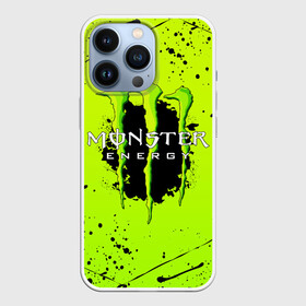 Чехол для iPhone 13 Pro с принтом MONSTER ENERGY в Курске,  |  | Тематика изображения на принте: black monster | bmx | claw | cybersport | energy | monster | monster energy | moto | motocross | race | sport | киберспорт | когти | монстер энерджи | монстр | мото | мотокросс | ралли | скейтбординг | спорт | т | энергия