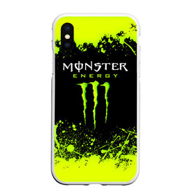 Чехол для iPhone XS Max матовый с принтом MONSTER ENERGY в Курске, Силикон | Область печати: задняя сторона чехла, без боковых панелей | black monster | bmx | claw | cybersport | energy | monster | monster energy | moto | motocross | race | sport | киберспорт | когти | монстер энерджи | монстр | мото | мотокросс | ралли | скейтбординг | спорт | т | энергия