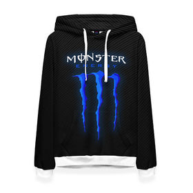 Женская толстовка 3D с принтом MONSTER ENERGY (Z) в Курске, 100% полиэстер  | двухслойный капюшон со шнурком для регулировки, мягкие манжеты на рукавах и по низу толстовки, спереди карман-кенгуру с мягким внутренним слоем. | black monster | bmx | claw | cybersport | energy | monster | monster energy | moto | motocross | race | sport | киберспорт | когти | монстер энерджи | монстр | мото | мотокросс | ралли | скейтбординг | спорт | т | энергия