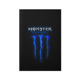 Обложка для паспорта матовая кожа с принтом MONSTER ENERGY (Z) в Курске, натуральная матовая кожа | размер 19,3 х 13,7 см; прозрачные пластиковые крепления | black monster | bmx | claw | cybersport | energy | monster | monster energy | moto | motocross | race | sport | киберспорт | когти | монстер энерджи | монстр | мото | мотокросс | ралли | скейтбординг | спорт | т | энергия