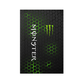 Обложка для паспорта матовая кожа с принтом MONSTER ENERGY  в Курске, натуральная матовая кожа | размер 19,3 х 13,7 см; прозрачные пластиковые крепления | black monster | bmx | claw | cybersport | energy | monster | monster energy | moto | motocross | race | sport | киберспорт | когти | монстер энерджи | монстр | мото | мотокросс | ралли | скейтбординг | спорт | т | энергия