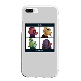 Чехол для iPhone 7Plus/8 Plus матовый с принтом Animal Crossing в Курске, Силикон | Область печати: задняя сторона чехла, без боковых панелей | animal crossing | game | gorillaz | new horizons | nintendo | горилаз | животные | игра | нинтендо