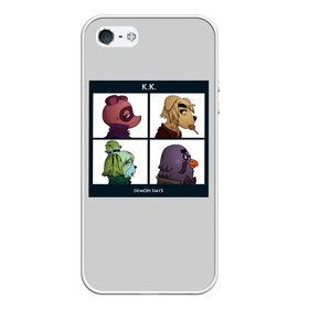 Чехол для iPhone 5/5S матовый с принтом Animal Crossing в Курске, Силикон | Область печати: задняя сторона чехла, без боковых панелей | animal crossing | game | gorillaz | new horizons | nintendo | горилаз | животные | игра | нинтендо