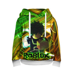 Детская толстовка 3D с принтом ROBLOX | РОБЛОКС в Курске, 100% полиэстер | двухслойный капюшон со шнурком для регулировки, мягкие манжеты на рукавах и по низу толстовки, спереди карман-кенгуру с мягким внутренним слоем | Тематика изображения на принте: game | gamer | logo | minecraft | roblox | roblox simulator | simulator | игра | код роблокс | конструктор | лого | майнкрафт | роблокс | роблокс симулятор | симулятор | строительство | фигура