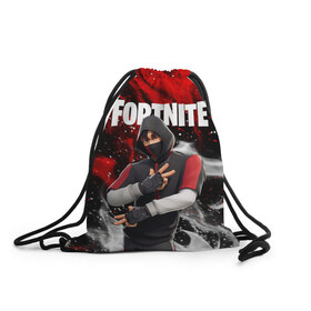 Рюкзак-мешок 3D с принтом FORTNITE IKONIK в Курске, 100% полиэстер | плотность ткани — 200 г/м2, размер — 35 х 45 см; лямки — толстые шнурки, застежка на шнуровке, без карманов и подкладки | deadmau5 | fortnite | fortnite 2 | fortnite x маршмелло | ikonik | marshmello | ninja | ninja streamer | raven | travis scott | ворон | иконик | ниндзя | пили | рейвен | трэвис скотт | фортнайт