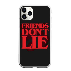 Чехол для iPhone 11 Pro Max матовый с принтом Friends Dont Lie в Курске, Силикон |  | Тематика изображения на принте: 11 | demogorgon | dont | friends | lie | retro | stranger | things | дастин | дела | демогоргон | друзья | лгут | не | оди | одиннадцать | очень | ретро | стив | странные | хоппер | хоукинс