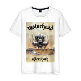 Мужская футболка хлопок с принтом Motorhead в Курске, 100% хлопок | прямой крой, круглый вырез горловины, длина до линии бедер, слегка спущенное плечо. | motorhead | арт | лемми | музыка | рок