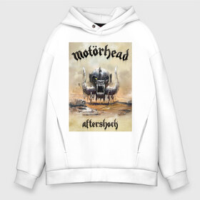 Мужское худи Oversize хлопок с принтом Motorhead в Курске, френч-терри — 70% хлопок, 30% полиэстер. Мягкий теплый начес внутри —100% хлопок | боковые карманы, эластичные манжеты и нижняя кромка, капюшон на магнитной кнопке | motorhead | арт | лемми | музыка | рок