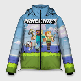 Мужская зимняя куртка 3D с принтом Minecraft в Курске, верх — 100% полиэстер; подкладка — 100% полиэстер; утеплитель — 100% полиэстер | длина ниже бедра, свободный силуэт Оверсайз. Есть воротник-стойка, отстегивающийся капюшон и ветрозащитная планка. 

Боковые карманы с листочкой на кнопках и внутренний карман на молнии. | Тематика изображения на принте: craft | game | mine | minecraft | minecraftmemories | pixel | tnt | twitter | блок | динамит | игра | красный блок | майнкрафт | маркус перссон | пиксель | ремесло | тротил | шахта