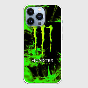 Чехол для iPhone 13 Pro с принтом MONSTER ENERGY в Курске,  |  | Тематика изображения на принте: black monster | bmx | claw | cybersport | energy | monster | monster energy | moto | motocross | race | sport | киберспорт | когти | монстер энерджи | монстр | мото | мотокросс | ралли | скейтбординг | спорт | энергия