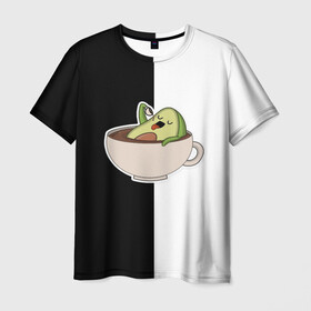 Мужская футболка 3D с принтом авокадо в Курске, 100% полиэфир | прямой крой, круглый вырез горловины, длина до линии бедер | авокадо | веган | еда блогеров | мемы | минимализм | прикольные картинки | прикольные надписи | растение | смешное авокадо | фрукт
