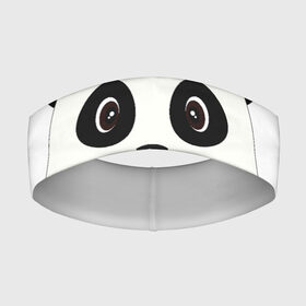 Повязка на голову 3D с принтом Panda в Курске,  |  | Тематика изображения на принте: bear | colorful | green | nature | panda | детские | животные | звери | милые | мультфильмы | панды | радуга