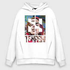 Мужское худи Oversize хлопок с принтом 6ix9ine Tekashi в Курске, френч-терри — 70% хлопок, 30% полиэстер. Мягкий теплый начес внутри —100% хлопок | боковые карманы, эластичные манжеты и нижняя кромка, капюшон на магнитной кнопке | Тематика изображения на принте: 6ix9ine | 6ix9ine art | 6ix9ine king up | 6ix9ine арт | gooba | gooba 6ix9ine | tekashi | tekashi 6ix9ine | репер 6ix9ine | репер такеши | такеши