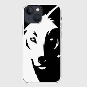 Чехол для iPhone 13 mini с принтом Зверь в Курске,  |  | Тематика изображения на принте: арт | волк | вольф | всю | геометрия | голова | граффити | дикие | добрые | дог | животные | зверь | злая | злые | картинка | лис | лиса | лого | на | опасный | пасть | рисунок | собака | текстуры | фокс | фон