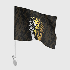 Флаг для автомобиля с принтом Зверь в Курске, 100% полиэстер | Размер: 30*21 см | большой | всю | геометрия | гепард | голова | граффити | дикие | добрые | животные | зверь | злые | картинка | кот | кошка | лев | леопард | лого | на | опасный | пантера | пасть | сердитый | текстуры | тигр