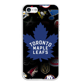 Чехол для iPhone 5/5S матовый с принтом Toronto Maple Leafs (Z) в Курске, Силикон | Область печати: задняя сторона чехла, без боковых панелей | Тематика изображения на принте: anaheim ducks | arizona coyotes | boston bruins | buffalo sabres | calgary flames | canadiens de montreal | carolina hurricanes | chicago blackhawks | colorado avalanche | columbus blue jackets | dallas stars | detroit red wings | edmonton oil | hockey | 