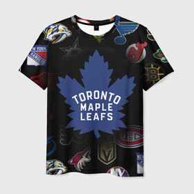 Мужская футболка 3D с принтом Toronto Maple Leafs | НХЛ (Z) в Курске, 100% полиэфир | прямой крой, круглый вырез горловины, длина до линии бедер | anaheim ducks | arizona coyotes | boston bruins | buffalo sabres | calgary flames | canadiens de montreal | carolina hurricanes | chicago blackhawks | colorado avalanche | columbus blue jackets | dallas stars | detroit red wings | edmonton oil | hockey | 