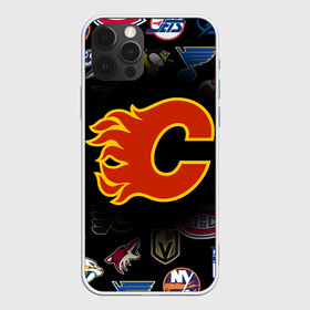 Чехол для iPhone 12 Pro с принтом Calgary Flames (Z) в Курске, силикон | область печати: задняя сторона чехла, без боковых панелей | anaheim ducks | arizona coyotes | boston bruins | buffalo sabres | calgary flames | canadiens de montreal | carolina hurricanes | chicago blackhawks | colorado avalanche | columbus blue jackets | dallas stars | detroit red wings | edmonton oil | hockey | 