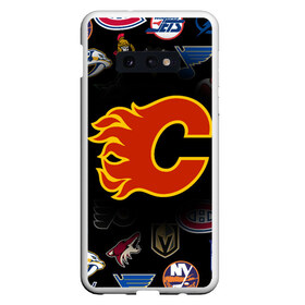 Чехол для Samsung S10E с принтом Calgary Flames (Z) в Курске, Силикон | Область печати: задняя сторона чехла, без боковых панелей | anaheim ducks | arizona coyotes | boston bruins | buffalo sabres | calgary flames | canadiens de montreal | carolina hurricanes | chicago blackhawks | colorado avalanche | columbus blue jackets | dallas stars | detroit red wings | edmonton oil | hockey | 