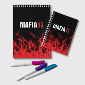 Блокнот с принтом Mafia 2 в Курске, 100% бумага | 48 листов, плотность листов — 60 г/м2, плотность картонной обложки — 250 г/м2. Листы скреплены удобной пружинной спиралью. Цвет линий — светло-серый
 | Тематика изображения на принте: esport | game | mafia | mafia 2: definitive edition 2020 | mafia 3 | боевик | игры | киберспорт | мафия | мафия 3 | ремейк | шутер | экшен