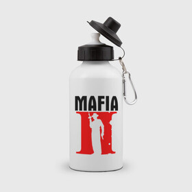 Бутылка спортивная с принтом Mafia II:Definitive Edition(Z) в Курске, металл | емкость — 500 мл, в комплекте две пластиковые крышки и карабин для крепления | definitive edition | mafia | mafia ii | игра | мафия | мафия 2 | шутер