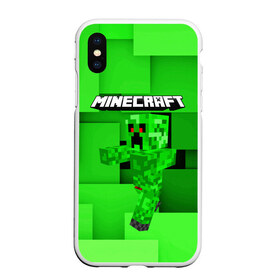 Чехол для iPhone XS Max матовый с принтом Minecraft в Курске, Силикон | Область печати: задняя сторона чехла, без боковых панелей | craft | game | mine | minecraft | minecraftmemories | pixel | tnt | twitter | блок | динамит | игра | красный блок | майнкрафт | маркус перссон | пиксель | ремесло | тротил | шахта