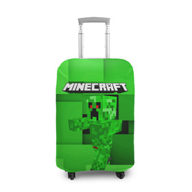 Чехол для чемодана 3D с принтом Minecraft. в Курске, 86% полиэфир, 14% спандекс | двустороннее нанесение принта, прорези для ручек и колес | craft | game | mine | minecraft | minecraftmemories | pixel | tnt | twitter | блок | динамит | игра | красный блок | майнкрафт | маркус перссон | пиксель | ремесло | тротил | шахта