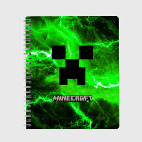 Тетрадь с принтом Minecraft в Курске, 100% бумага | 48 листов, плотность листов — 60 г/м2, плотность картонной обложки — 250 г/м2. Листы скреплены сбоку удобной пружинной спиралью. Уголки страниц и обложки скругленные. Цвет линий — светло-серый
 | craft | game | mine | minecraft | minecraftmemories | pixel | tnt | twitter | блок | динамит | игра | красный блок | майнкрафт | маркус перссон | пиксель | ремесло | тротил | шахта