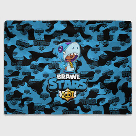 Плед 3D с принтом BRAWL STARS LEON SHARK в Курске, 100% полиэстер | закругленные углы, все края обработаны. Ткань не мнется и не растягивается | 8 bit | 8 бит | bibi | brawl stars | crow | el brown | leon | leon shark | max | mr.p | sally leon | shark | stars | virus | werewolf | акула | биби | вирус | ворон | леон | оборотень | пингвин