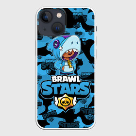 Чехол для iPhone 13 mini с принтом BRAWL STARS LEON SHARK в Курске,  |  | 8 bit | 8 бит | bibi | brawl stars | crow | el brown | leon | leon shark | max | mr.p | sally leon | shark | stars | virus | werewolf | акула | биби | вирус | ворон | леон | оборотень | пингвин