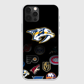Чехол для iPhone 12 Pro Max с принтом NHL Nashville Predators (Z) в Курске, Силикон |  | anaheim ducks | arizona coyotes | boston bruins | buffalo sabres | canadiens de montreal | carolina hurricanes | chicago blackhawks | colorado | hockey | nashville predators | nhl | нхл | паттерн | спорт | хоккей