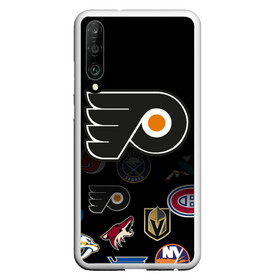 Чехол для Honor P30 с принтом NHL Philadelphia Flyers (Z) в Курске, Силикон | Область печати: задняя сторона чехла, без боковых панелей | Тематика изображения на принте: anaheim ducks | boston bruins | buffalo sabres | calgary flames | canadiens de montreal | carolina hurricanes | chicago blackhawks | colorado | hockey | nhl | philadelphia flyers | нхл | паттерн | спорт | хоккей